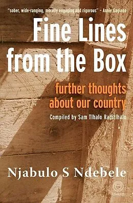 E-Book (pdf) Fine Lines from the Box von Njabulo Ndebele