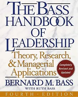 E-Book (epub) The Bass Handbook of Leadership von Bernard M. Bass, Ruth Bass