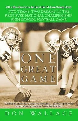 E-Book (epub) One Great Game von Don Wallace