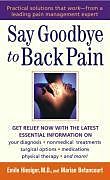 E-Book (epub) Say Goodbye to Back Pain von Emile Hiesiger, Marian Betancourt
