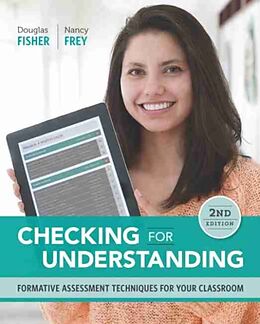 Couverture cartonnée Checking for Understanding: Formative Assessment Techniques for Your Classroom de Douglas Fisher, Nancy Frey