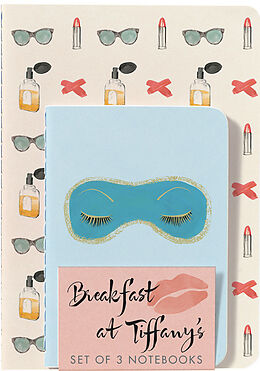 Blankobuch geb Breakfast at Tiffany's Notebooks (Set of 3) von Abrams Noterie, Paramount Pictures