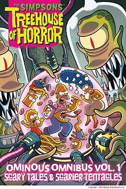 Livre Relié The Simpsons Treehouse of Horror Ominous Omnibus Vol. 1: Scary Tales & Scarier Tentacles de Groening Matt