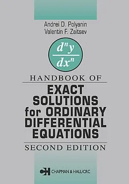 PDF Handbook of Exact Solutions for Ordinary Differential Equations von Valentin F. Zaitsev, Andrei D. Polyanin
