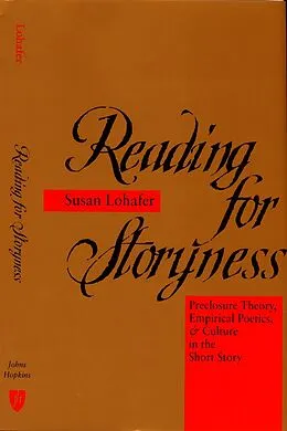 E-Book (epub) Reading for Storyness von Susan Lohafer