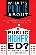E-Book (epub) What's Public about Public Higher Ed? von Stephen M. Gavazzi