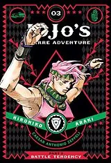 Fester Einband JoJo's Bizarre Adventure Part 2 Battle Tendency.Vol.3 von Hirohiko Araki