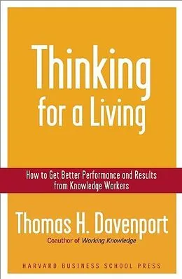 E-Book (epub) Thinking for a Living von Thomas H. Davenport