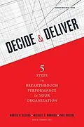 E-Book (epub) Decide and Deliver von Marcia Blenko, Michael C. Mankins, Paul Rogers