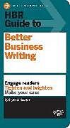 Couverture cartonnée HBR Guide to Better Business Writing (HBR Guide Series) de Bryan A. Garner