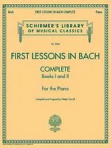 Johann Sebastian Bach Notenblätter First lessons in Bach vol.1+2