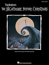 Danny Elfman Notenblätter Nightmare before Christmasfor easy piano