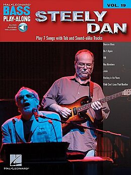 Kartonierter Einband Steely Dan - Bass Play-Along Volume 19 Book/Online Audio von Hal Leonard Publishing Corporation (COR)