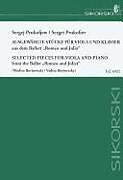 Couverture cartonnée Prokofiev: Ausgewahlte Stucke Aus Dem Ballet "Romeo Und Julia"/Selected Pieces From The Ballet "Romeo And Juliet": For Viola And Piano de 