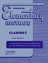 Nilo W. Hovey Notenblätter Elementary Method for clarinet