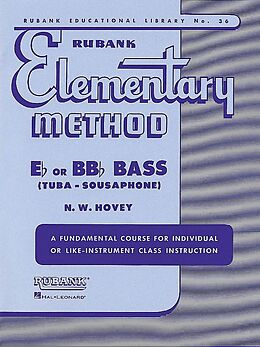 Nilo W. Hovey Notenblätter Elementary Method for bass in Eb or Bb