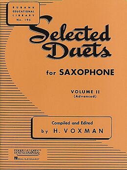  Notenblätter Selected Duets vol. 2 for saxophones