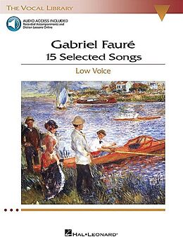 Couverture cartonnée Gabriel Faure: 15 Selected Songs: Low Voice [With 2 CDs] de Gabriel (COP) Faure, Richard (EDT) Walters, Gerh