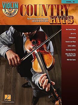 Couverture cartonnée Violin Play-Along Volume 9 Country Hits - Book/Online Audio [With CD (Audio)] de Hal Leonard Publishing Corporation (COR)