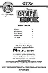  Notenblätter Disneys Camp Rock for unison chorus