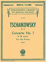 Peter Iljitsch Tschaikowsky Notenblätter Concerto b flat minor no.1 op.23
