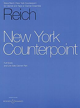 Steve Reich Notenblätter New York Counterpoint