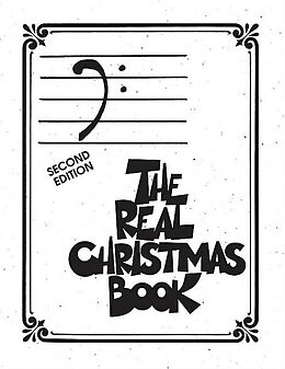 Notenblätter The real Christmas Bookbass clef edition