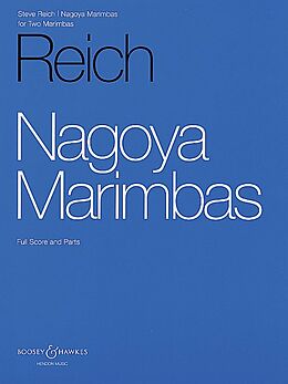 Steve Reich Notenblätter Nagoya Marimbas