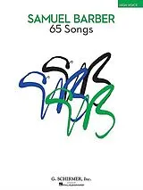 Samuel Barber Notenblätter 65 Songs for high voice and piano
