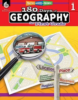 E-Book (pdf) 180 Days of Geography for First Grade von Rane Anderson
