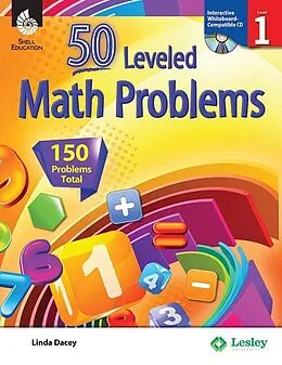 E-Book (pdf) 50 Leveled Math Problems Level 1 von Linda Dacey