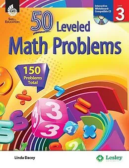 E-Book (pdf) 50 Leveled Math Problems Level 3 von Linda Dacey