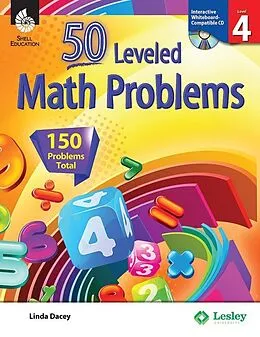 E-Book (pdf) 50 Leveled Math Problems Level 4 von Linda Dacey