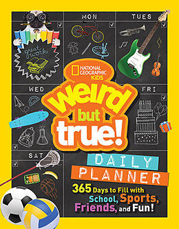 Reliure en spirale Weird but True Daily Planner de National Geographic Kids