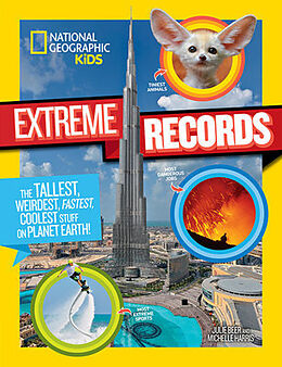 Kartonierter Einband National Geographic Kids Extreme Records von Michelle Harris