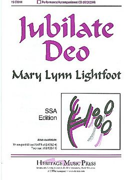 Mary Lynn Lightfoot Notenblätter Jubilate Deo