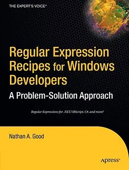 E-Book (pdf) Regular Expression Recipes for Windows Developers von Nathan Good