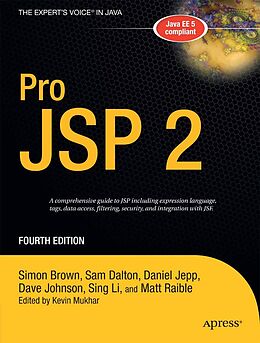 E-Book (pdf) Pro JSP 2 von Simon Brown, Sam Dalton, Sing Li