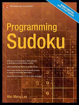 eBook (pdf) Programming Sudoku de Wei-Meng Lee