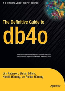 E-Book (pdf) The Definitive Guide to db4o von Jim Paterson, Stefan Edlich