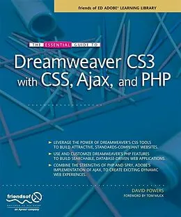 E-Book (pdf) The Essential Guide to Dreamweaver CS3 with CSS, Ajax, and PHP von David Powers