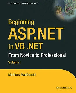E-Book (pdf) Beginning ASP.NET in VB .NET von Matthew Macdonald