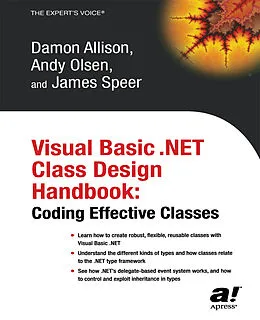 E-Book (pdf) Visual Basic .NET Class Design Handbook von Geir Olsen, Damon Allison, James Speer