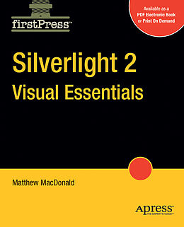 Couverture cartonnée Silverlight 2 Visual Essentials de Matthew MacDonald