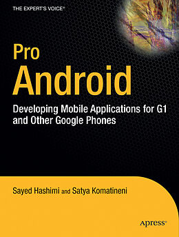 Couverture cartonnée Pro Android de Sayed Hashimi, Satya Komatineni