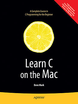 Kartonierter Einband Learn C on the Mac von David Mark
