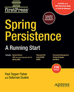 Couverture cartonnée Spring Persistence - A Running Start de Mark Fisher, Solomon Duskis