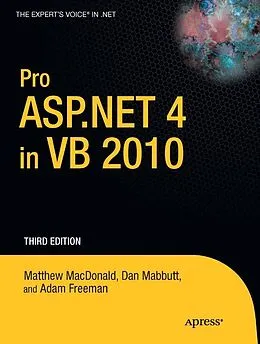 E-Book (pdf) Pro ASP.NET 4 in VB 2010 von Matthew Macdonald, Dan Mabbutt, Adam Freeman
