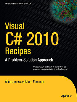 E-Book (pdf) Visual C# 2010 Recipes von Allen Jones, Matthew Macdonald, Rakesh Rajan