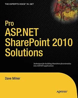 E-Book (pdf) Pro ASP.NET SharePoint 2010 Solutions von Dave Milner